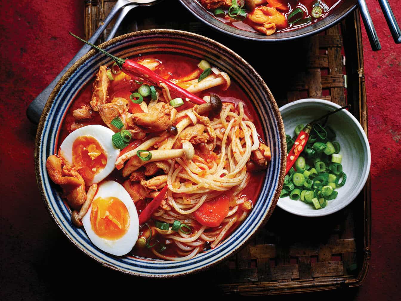 Koreaanse pittige ramen