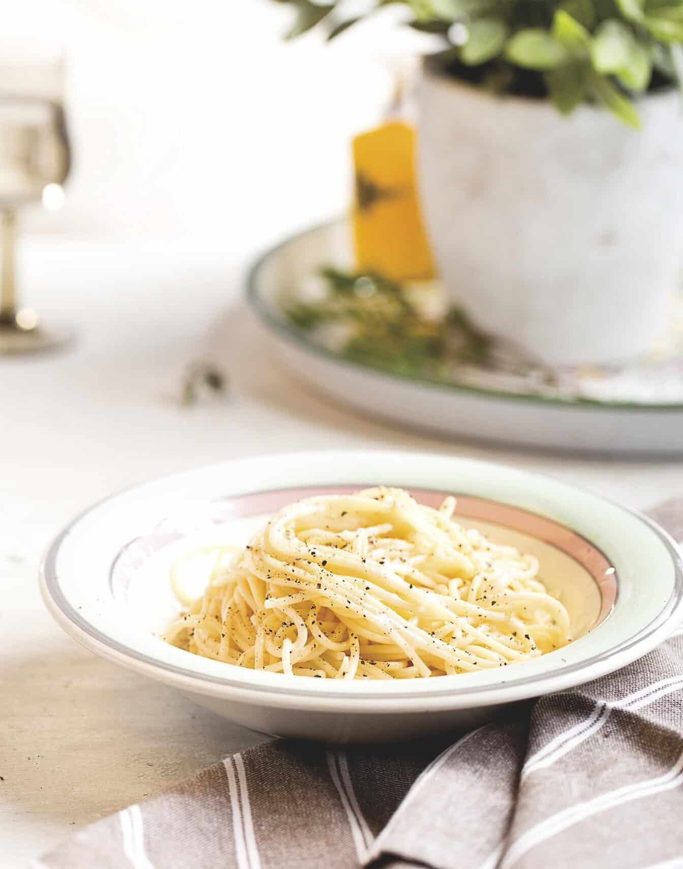 snelle Pasta cacio e pepe