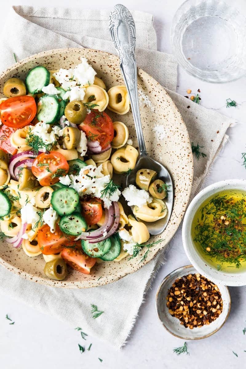 Lekker makkelijk: Griekse tortellinisalade