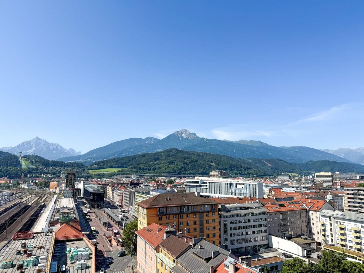 Uitzicht over de stad Innsbruck