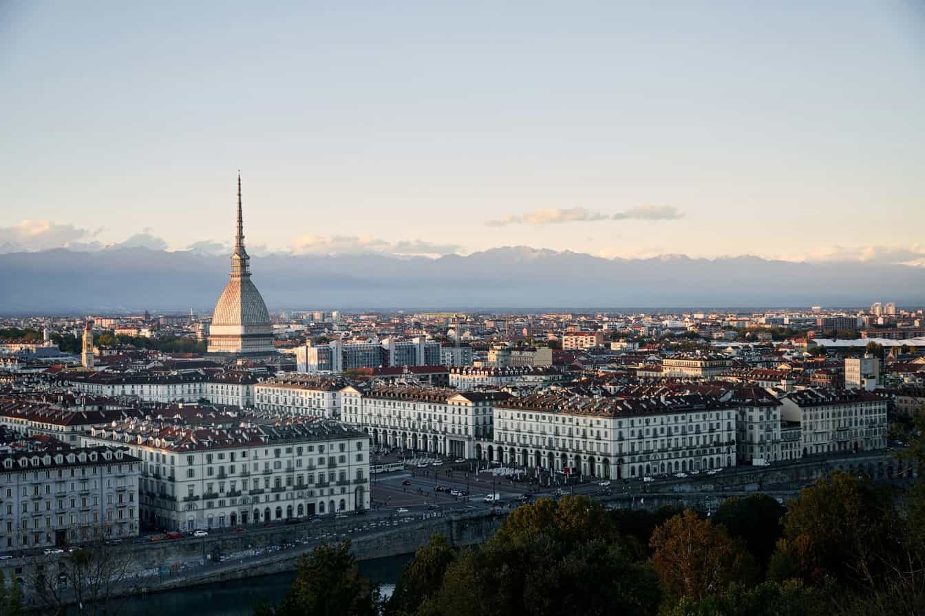uitzicht over de Italiaanse stad Turijn