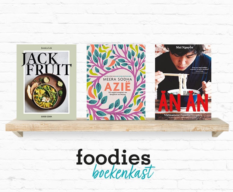 NIEUW: de foodies boekenkast