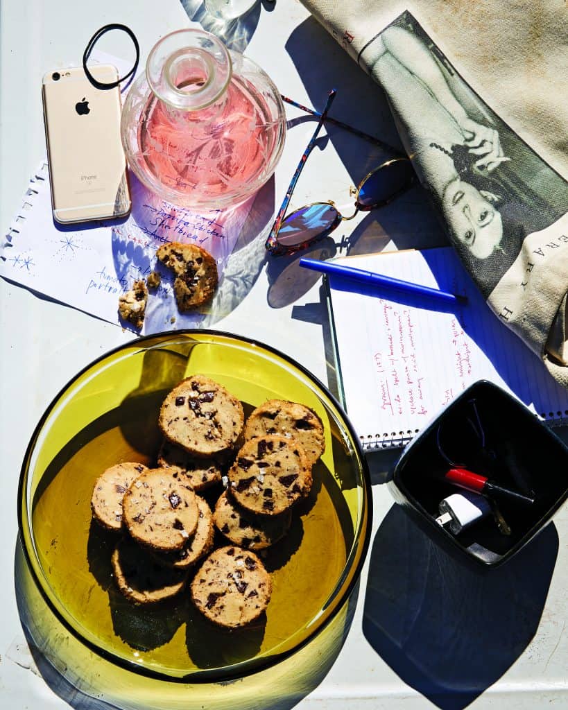 261. Zandkoekje met gezouten boter en chocoladestukjes
