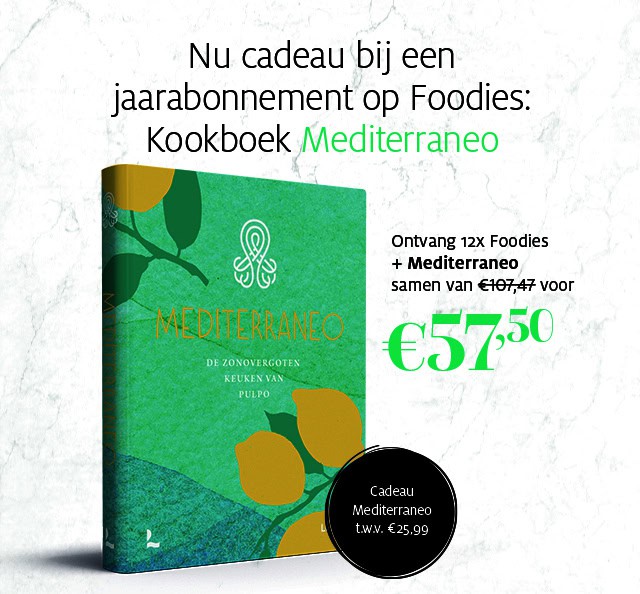 Cadeautje! Je krijgt nu het kookboek Mediterraneo bij 12x Foodies